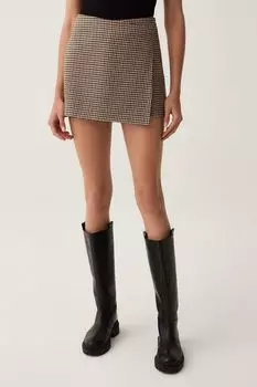 Юбка с запахом в мелкую клетку OVS