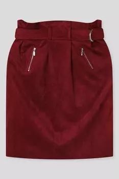 Юбка с защипами на поясе Promod