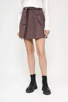 Юбка с защипами в мелкую клетку OVS