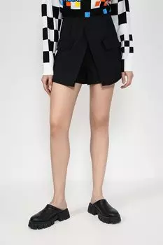 Юбка-шорты с запахом и карманами Twist