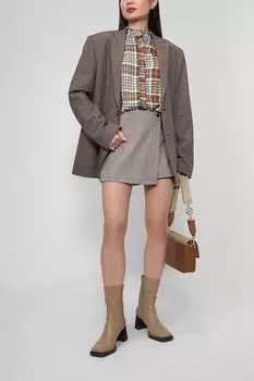 Юбка-шорты в клетку Mavi