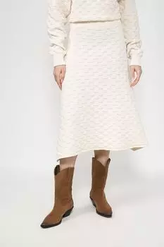 Юбка текстурная ассиметричного кроя Adolfo Dominguez