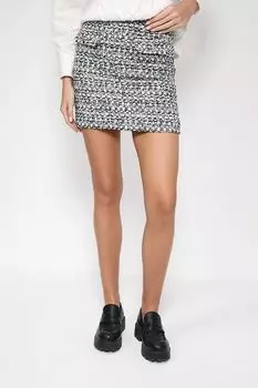 Юбка твидовая с фальш карманами BELUCCI