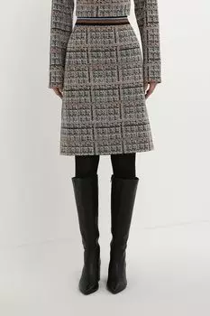 Юбка твидовая в клетку Betty Barclay