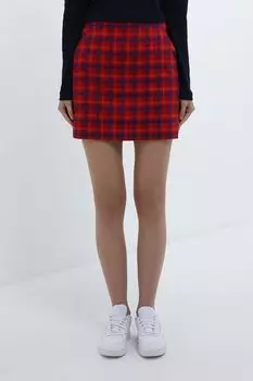 Юбка в клетку мини Piombo