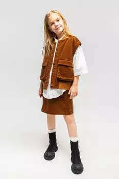 Юбка вельветовая nininono