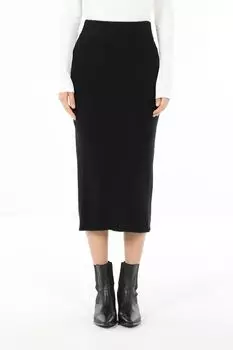 Юбка вязаная в рубчик Auranna