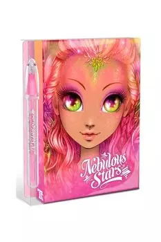 Канцелярский набор из блокнота с ручкой и стикерами Hazelia Nebulous Stars