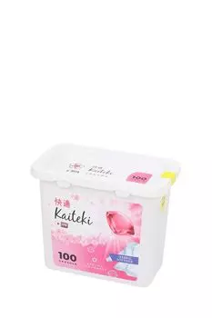 Капсулы для стирки 3в1 Softener, аромат Сакуры, 100 шт Kaiteki