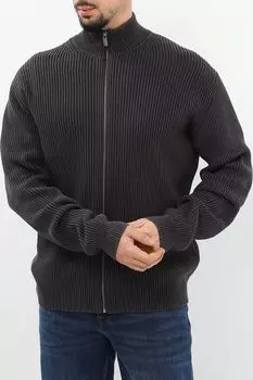 Кардиган хлопковый на молнии с воротником стойкой MARCO DI RADI