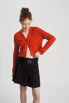 Кардиган хлопковый на пуговицах текстурный Nume