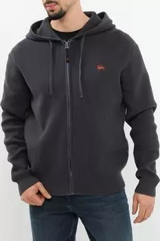 Кардиган хлопковый с капюшоном на молнии COLORPLAY