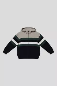 Кардиган хлопковый с капюшоном на молнии Mayoral