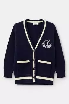 Кардиган хлопковый с контрастными деталями GIOCO