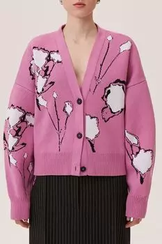 Кардиган хлопковый с принтом Be Authentic EVE&ESTHER