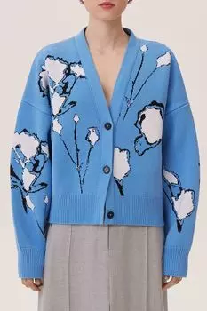 Кардиган хлопковый с принтом Be Authentic EVE&ESTHER