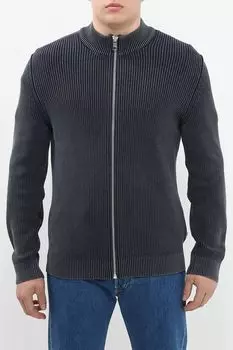 Кардиган хлопковый с воротником стойкой на молнии Marc O'Polo Denim