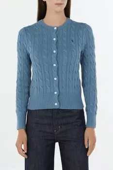 Кардиган хлопковый текстурной вязки POLO RALPH LAUREN