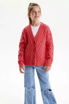 Кардиган хлопковый текстурный Silver Spoon Life