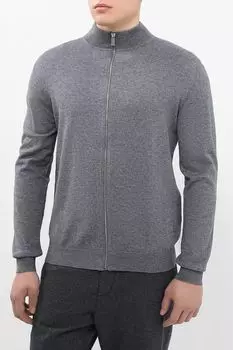 Кардиган из хлопка и шерсти на молнии MARCO DI RADI