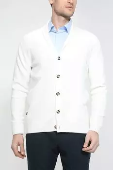 Кардиган из смеси хлопка и шерсти D.Molina