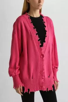 Кардиган из смесового хлопка COLORPLAY