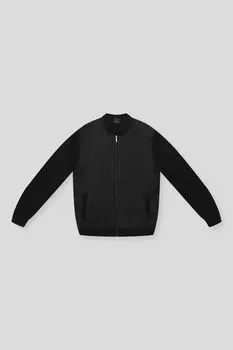 Кардиган из смесовой шерсти на молнии Bugatti