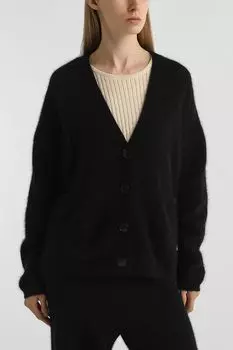 Кардиган из смесовой шерсти с карманами SABRINA SCALA