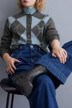Кардиган трикотажный с принтом Marc O'Polo Denim