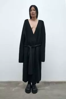 Кардиган макси из шерсти мериноса MANKOVA