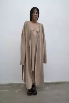 Кардиган макси из шерсти мериноса MANKOVA