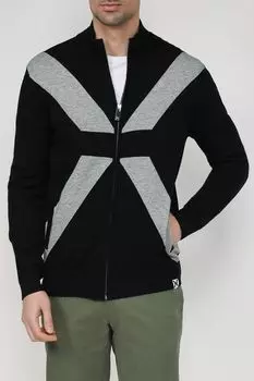 Кардиган на молнии с принтом John Richmond