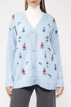 Кардиган на пуговицах с принтом BELUCCI