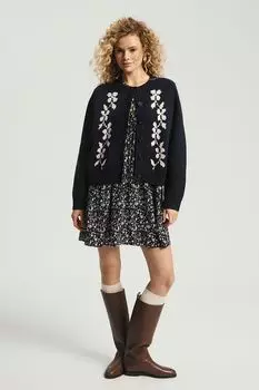 Кардиган на пуговицах с узором Nume