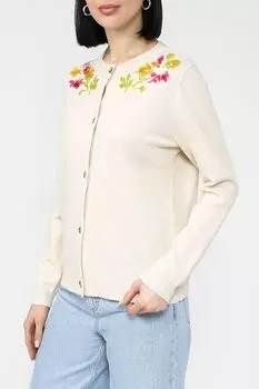 Кардиган на пуговицах с вышивкой BELUCCI