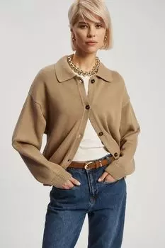 Кардиган с отложным воротником Nume