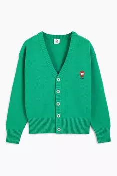 Кардиган с V-вырезом nininono