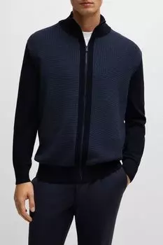 Кардиган шерстяной на молнии BOSS