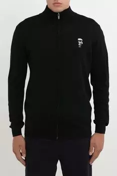 Кардиган шерстяной на молнии Karl Lagerfeld