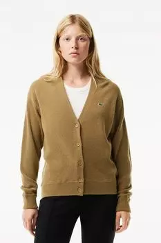 Кардиган шерстяной на пуговицах Lacoste