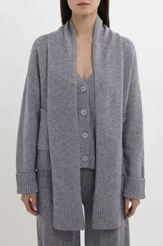 Кардиган шерстяной с шарфом SABRINA SCALA