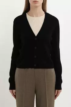 Кардиган шерстяной с v-вырезом Piombo