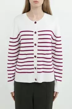 Кардиган в полоску на пуговицах Auranna