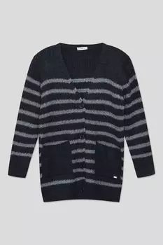 Кардиган в полоску с карманами Mayoral