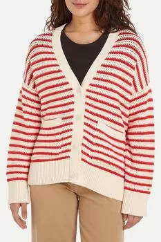 Кардиган в полоску с карманами Tommy Hilfiger
