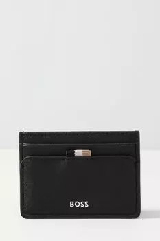 Картхолдер из кожи Men Black BOSS