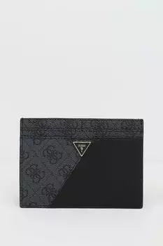 Картхолдер с принтом из монограмм бренда Guess