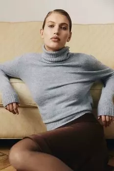 Кашемировый свитер с воротом Dasha Phi