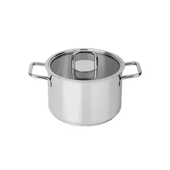 Кастрюля глубокая Silampos Comfort Glass 6,7л 24см SILAMPOS