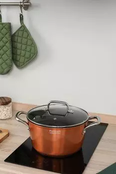 Кастрюля с крышкой Materic Pintinox